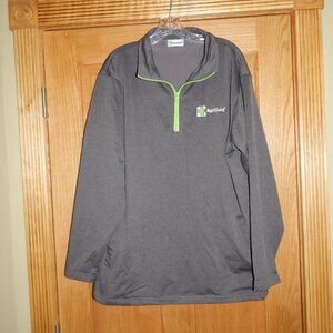 AgriGold Corn Seed Advertising 1/4 Zip Pullover Long Sleeve Shirt Men's Size L